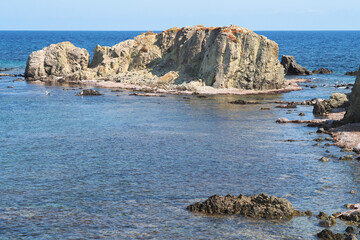 Colourful Tabarca Island near Alicante, Spain