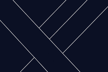 Navy blue abstract diagonal bands separated by white lines – minimal line-art pattern  
