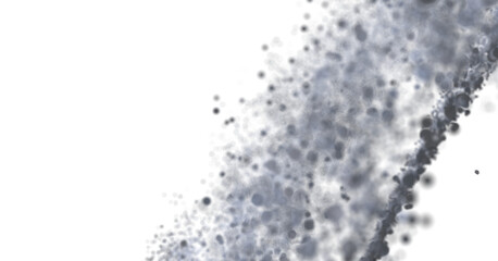 Obraz premium High-resolution abstract image of a grey particle burst, perfect for backgrounds and design projects.