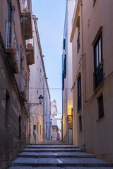 narrow street in the old town