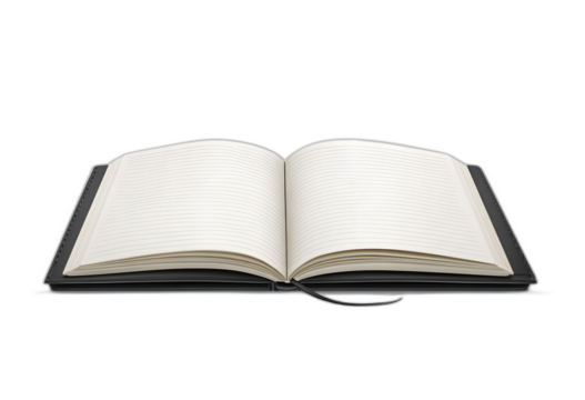 Open Book Empty Pages for Your Story