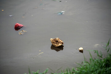 Garbage on River