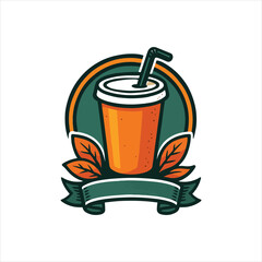 vibrant soda cup illustration