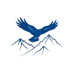eagle in the mountains
