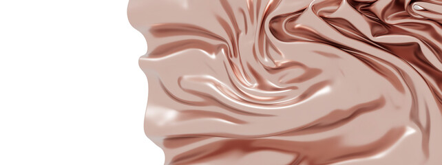 Luxury rose gold silk fabric texture.  Perfect for elegant designs.