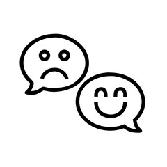 Obraz premium AI sentiment analysis icon 