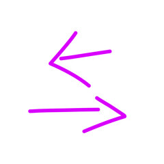  hand-drawn violet doodle art