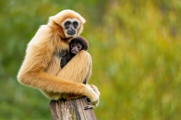 Obraz premium macaque , Hanuman, monkey wildlife images