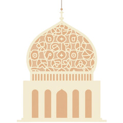 Dome with ornamental pattern