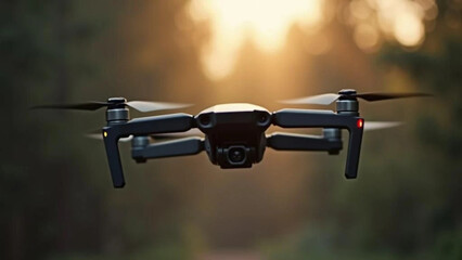 Dron in the air
