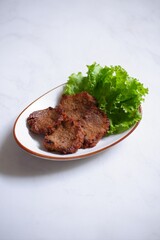 meat with vegetables
