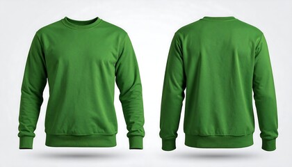Green sweatshirt mockup
