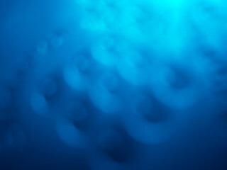 Blue blurred abstract bokeh background