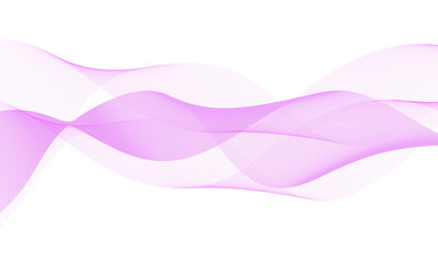 Abstract background with glowing and shiny wave line design element with modern pink color gradient flowing wave lines for Futuristic technology concept. Vector illustration