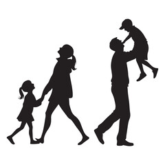 Family Silhouette  icon