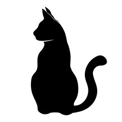 black cat silhouette