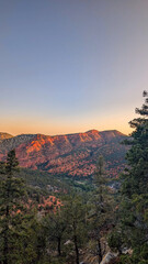Summer Sunrise Red Rock Views of Parowan Canyon Utah 