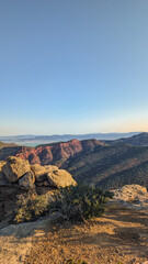 Summer Sunrise Red Rock Views of Parowan Canyon Utah 