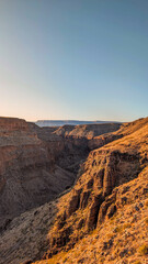 Summer Sunrise Red Rock Hiking Views of Mollies Nipple Hurricane Utah 