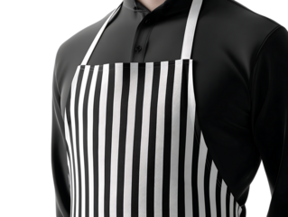 White and black aprons apron mockup clean apron