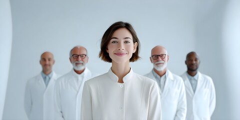 Fototapeta premium Diverse Team of Professionals in Business Setting