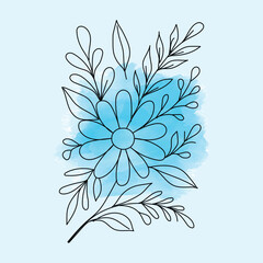 abstract floral background