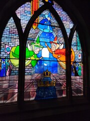 Vidriera de castillo 