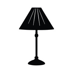 table lamp isolated on white background