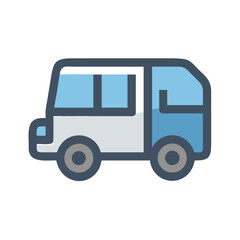 vector cartoon truck