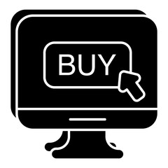 Shopping and Ecommerce and Online Shopping or Store Glyph Icons Pack