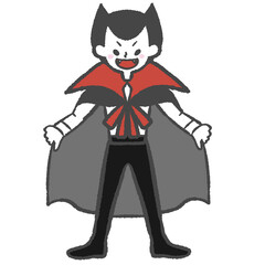 吸血鬼のイラスト