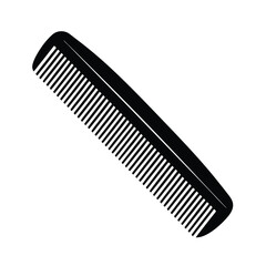 comb on white background