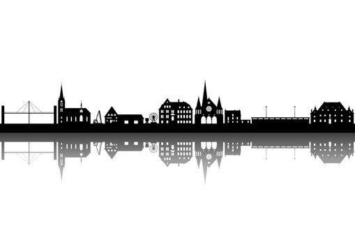 Holzwickede Skyline , Deutschland " NO AI "