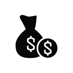 finance solid icon vector design good for web or mobile app
