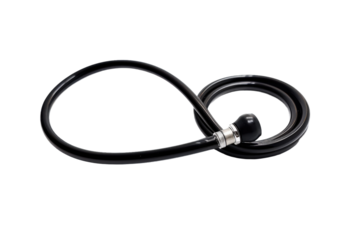 Modern hospital endoscope for internal checkups on transparent background