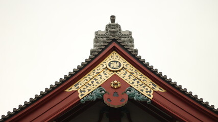 Obraz premium japanese temple senso-ji roof