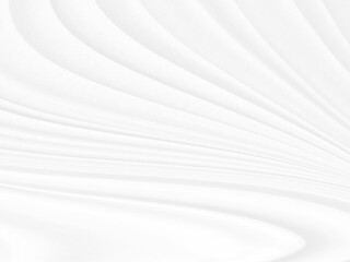 Clean woven beautiful silky soft fabric white abstract smooth curve shape decorative fashion textile background