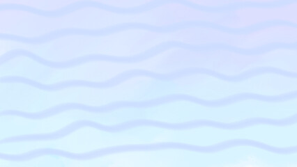 Hand drawn abstract blue wavy background.