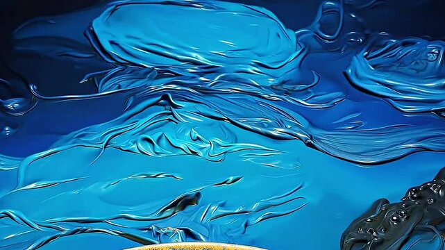 orange leaf in Delfts Blauw realistis, highly detailed,ai generatif