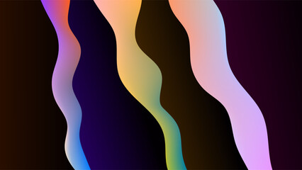 ABSTRACT DARK BACKGROUND ELEGANT GRADIENT MESH SMOOTH COLOR WITH HAND DRAWN ORGANIC SHAPES DESIGN VECTOR TEMPLATE GOOD FOR MODERN WEBSITE, WALLPAPER, COVER DESIGN 