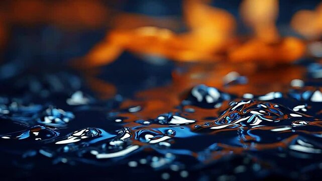 orange leaf in Delfts Blauw realistis, highly detailed,ai generatif