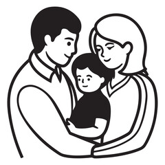 Family Silhouette  icon