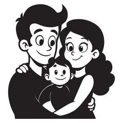 Family Silhouette  icon