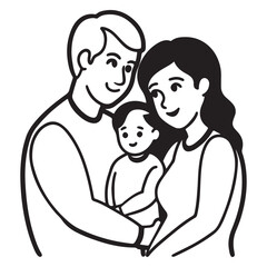 Family Silhouette  icon