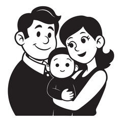 Family Silhouette  icon