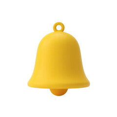 Yellow Notification Bell Icon PNG