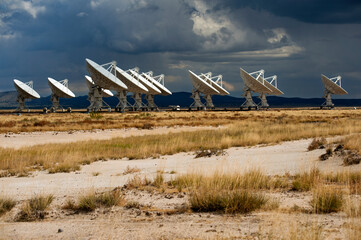 Karl G. Jansky Very Large Array on the Plains of San Agustin, Socorro County, in central New...