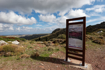 Griechenland - Kreta - Sitia Geopark - Infotafel