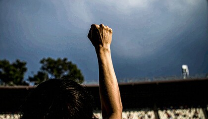 Strength and confidence captured in a silhouette.  