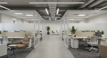 interior of a modern office